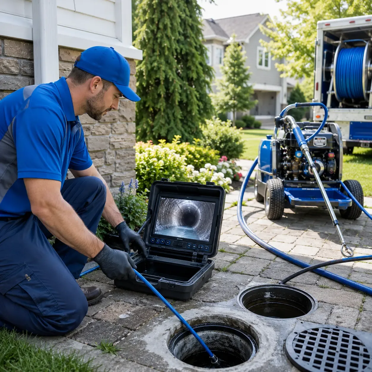Outdoor drain cleaning professionals serving Whitney Point, NY